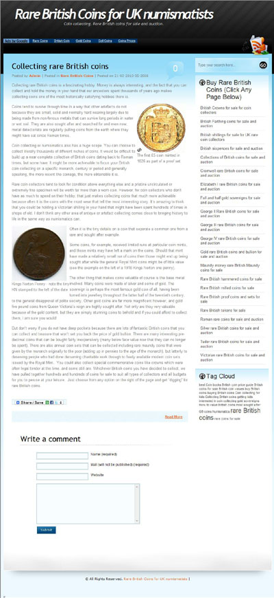 Rare British Coins Bullion Page